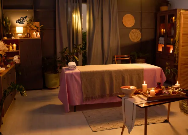 Luxury massage room at Spa in Gulshan Dhaka for ultimate relaxation.